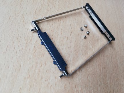 2.5" IDE HDD Caddy + IDE Pin Adapter / Konverter + Schr