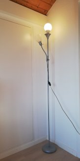Stehlampe 180 cm (E27+E14)