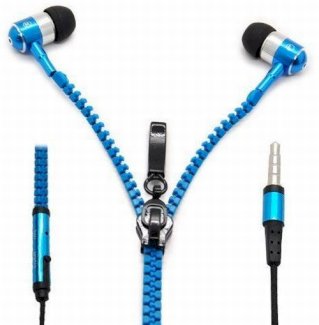 Coole Kopfhörer mit Kabel 3.5mm in-Ear Zipper Earphone 