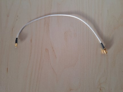 MCX Buchse auf SMA Buchse RF Koaxialkabel 32.5cm