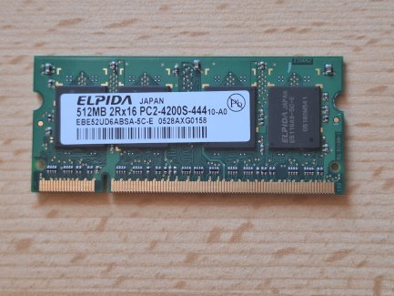 Arbeitsspeicher Elpida Japan 512MB DDR2-533 SODIMM - Gratis-inserat.com