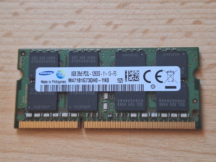 Samsung 8GB RAM, DDR3L PC3-12800S SO-DIMM - Getestet!  - Gratis-inserat.com