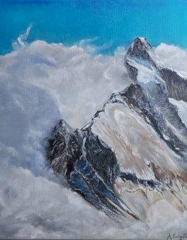 Berge Wandern von Kunstlerin direkt, 60x50