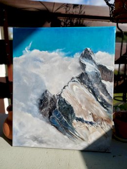 Berge von Kunstlerin direkt