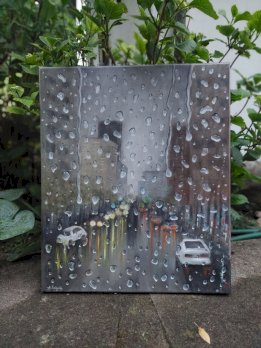 Regen Tag gemalt von mir