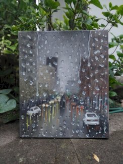 Regen Tag gemalt von mir