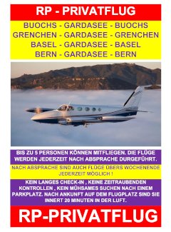 SWISS PRIVATE FLYING FLIEGT ZUM GARDASEE - Gratis-inserat.com