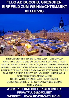 SWISS PRIVATE FLYING FLIEGT ZU WEIHNACHTS