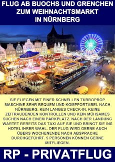 SWISS PRIVATE FLYING FLIEGT NACH NÜRNBERG 