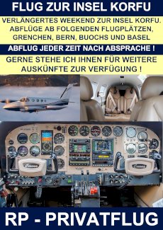 SWISS PRIVATE FLYING FLIEGT ZUR INSEL KORFU - Gratis-inserat.com