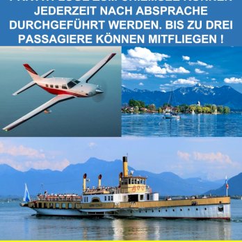 SWISS PRIVATE FLYING FLIEGT ZUM CHIEMSEE