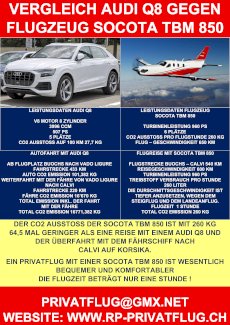 VERGLEICH PRIVATFLUGZEUG VS AUDI Q8