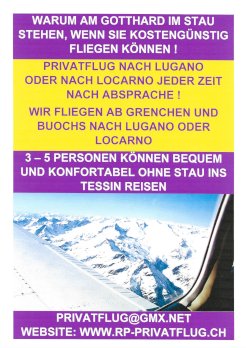 FLÜGE NACH LUGANO