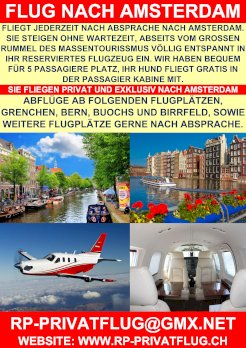 FLUG NACH AMSTERDAM 