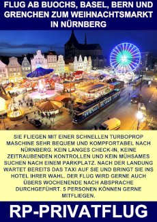 FLÜGE ZUM WEIHNACHTS MARKT NACH NÜRNBERG