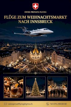 FLÜGE ZUM WEIHNACHTS - MARKT IN INNSBRUCK