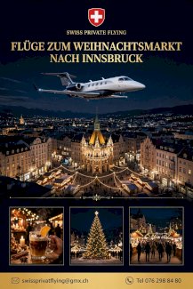 FLÜGE ZUM WEIHNACHTS - MARKT IN INNSBRUCK