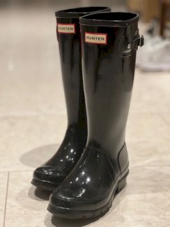 Hunter Stiefel Schwarz - Gr. 36, wie  - Gratis-inserat.com