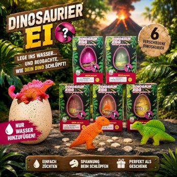 Dinosaurier Ei 🦖 Wasser Spielzeug zum Schlüpfen