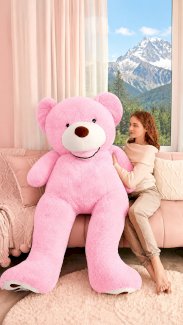 Riesiger Teddybär Rosa 200 cm XXL Teddy Kuscheltier - Gratis-inserat.com