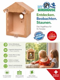 🐦 My Spy Birdhouse Ihr Fenster zur Vogelwelt
