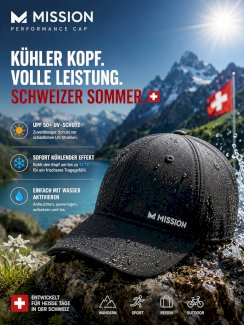 🧢 MISSION Cap kühlt bis 17 °C UPF 50+ - Gratis-inserat.com