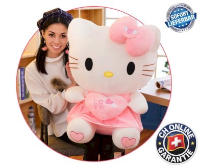 💕 Hello Kitty Kuscheltier 70 cm XXL Plüschtier Rosa He - Gratis-inserat.com