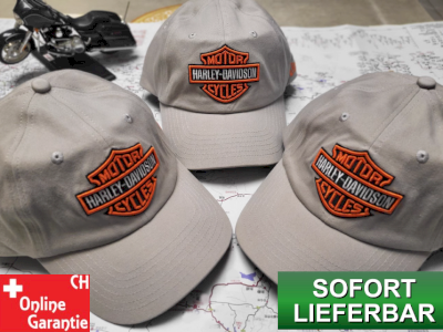 Harley-Davidson Cap grau schlicht und edel