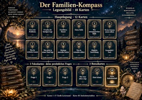 Kartenlegen Familie: 18 Karten, 3 Fragen · 249.– - Gratis-inserat.com